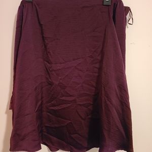 Plum Jenner Lopez off shoulder top